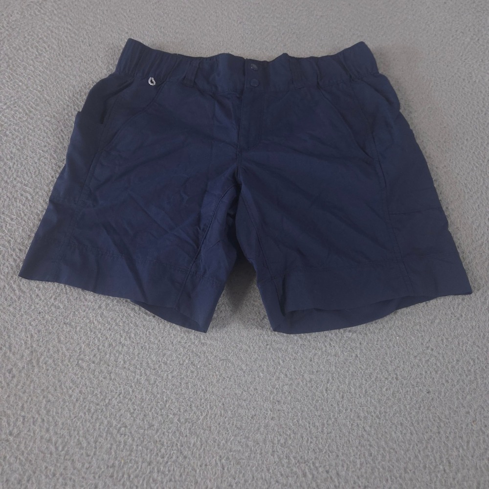 Columbia‎ Shorts Womens 8 Blue Cast and Release Straight Leg Nylon Fishing PFG